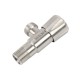 Yingmu stainless steel angle valve brushed OEM toilet inlet valve stop valve