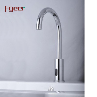 Goose Neck Automatic Sensor Tap Cold Only Kitchen Sensor Faucet