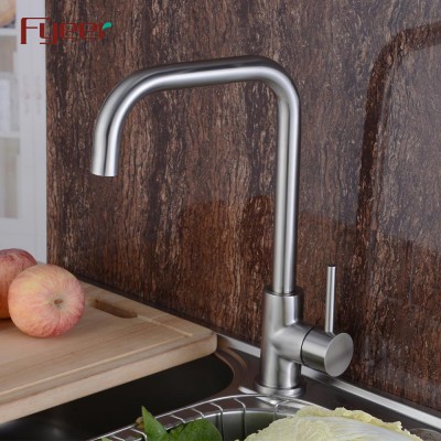 Fyeer Single Lever Handle Stainless Steel UPC Kitchen Faucet