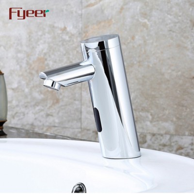 Touchless Infrared Automatic Sensor Faucet Cold Only Bathroom Electrical Basin Tap